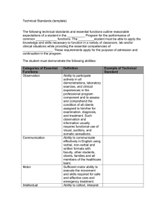Technical Standards (template)