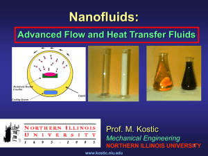 Nanofluids: Advanced Flow and Heat Transfer Fluids