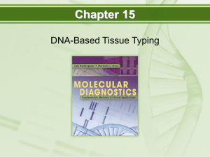Chapter 15 DNA-Based Tissue Typing