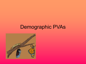 Demographic PVAs