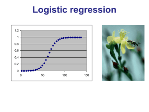 Logistic regression 1.2 1 0.8