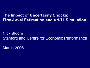 The Impact of Uncertainty Shocks: Firm-Level Estimation and a 9/11 Simulation