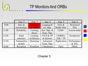 TP Monitors And ORBs 