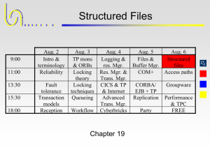 Structured Files 