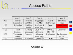 Access Paths 