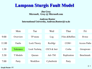 Lampson Sturgis Fault Model