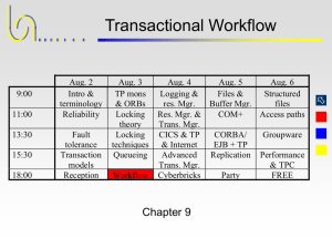 Transactional Workflow 