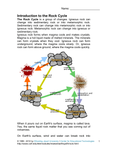 Introduction to the Rock Cycle
