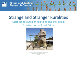 Strange and Stranger Ruralities Established-outsider Relations and the  Social