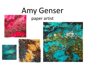 Amy Genser paper artist
