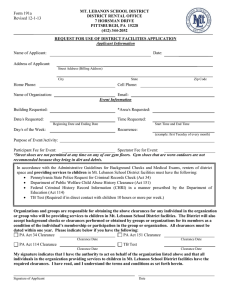 Form 191a Revised 12-1-13 Name of Applicant: