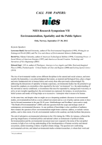 CALL  FOR  PAPERS:  NIES Research Symposium VII