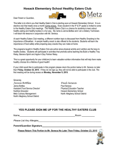 Hosack Elementary School Healthy Eaters Club