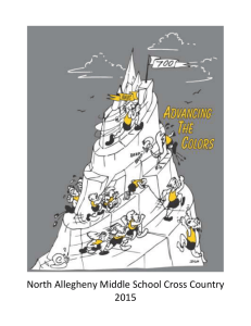 North Allegheny Middle School Cross Country 2015
