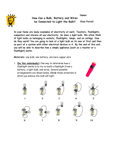 How Can a Bulb, Battery and Wires