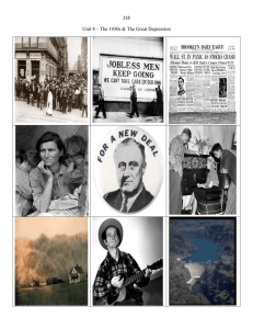 Unit 4 – The 1930s &amp; The Great Depression  218