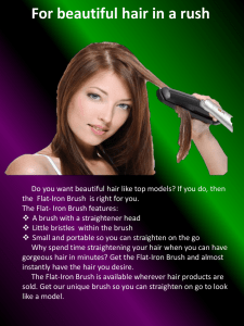 For beautiful hair in a rush