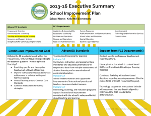 2013-16 Executive Summary School Improvement Plan