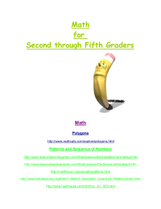 Math for Second through Fifth Graders
