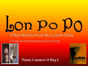 A Red-Riding Hood Story from China