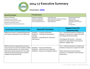 2014-17 Executive Summary  NFMS School Name:
