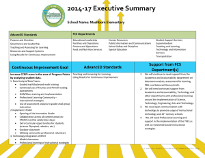 2014-17 Executive Summary School Name: Mashburn Elementary