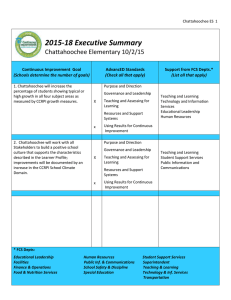 2015-18 Executive Summary  Chattahoochee Elementary 10/2/15 Continuous Improvement  Goal