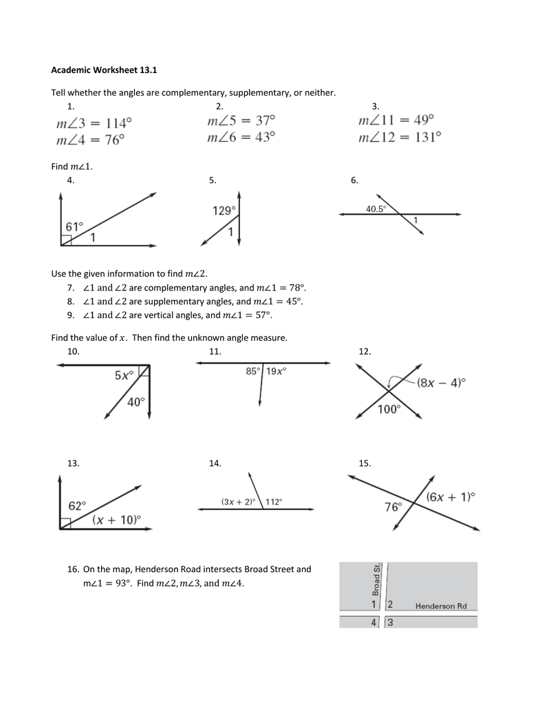 Academic Worksheet 200.200 200. 20. With Find The Missing Angle Worksheet