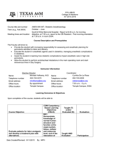 SYLLABUS College of Medicine AY 2015-2016