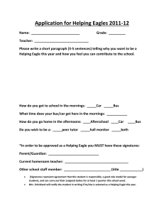 Application for Helping Eagles 2011-12