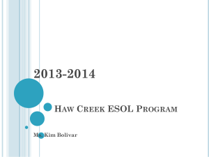 2013-2014 H C ESOL P