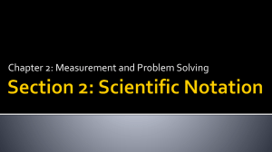 Chapter 2: Measurement and Problem Solving