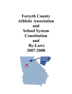 Forsyth County Athletic Association and