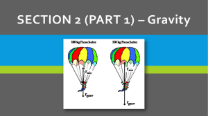 SECTION 2 (PART 1) – Gravity