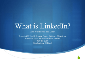 What is LinkedIn?