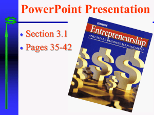 PowerPoint Presentation Section 3.1 Pages 35-42 