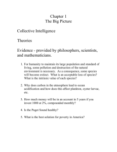 Chapter 1 The Big Picture  Collective Intelligence