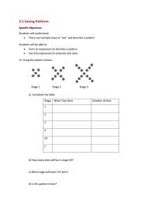 3.1 Seeing Patterns