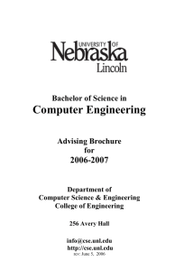 Computer Engineering  2006-2007 Bachelor of Science in
