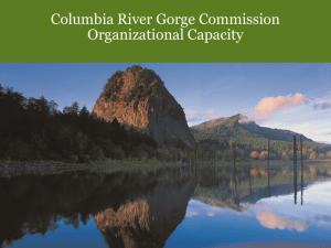 Columbia River Gorge Commission Organizational Capacity