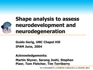 Shape analysis to assess neurodevelopment and neurodegeneration