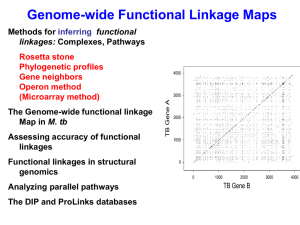 Genome-wide Functional Linkage Maps