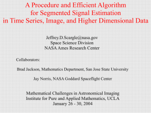 A Procedure and Efficient Algorithm for Segmented Signal Estimation