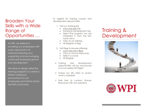 Training &amp; Broaden Your Skills with a Wide