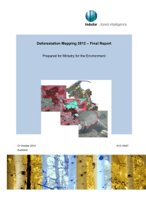 – Final Report Deforestation Mapping 2012 31 October 2013
