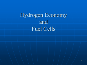 Hydrogen Economy and Fuel Cells 1