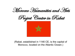 Morocco Humanities and Arts Project Center in Rabat