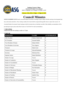 Council Minutes  8045 E Chapman Ave, Orange CA 92869, A-205