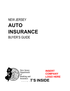 AUTO INSURANCE WHAT’S INSIDE