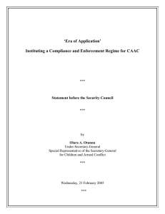 ‘Era of Application’ Instituting a Compliance and Enforcement Regime for CAAC